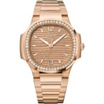 Patek Philippe Nautilus 7118/1200R-010 Rose Gold Diamond Champagne Dial