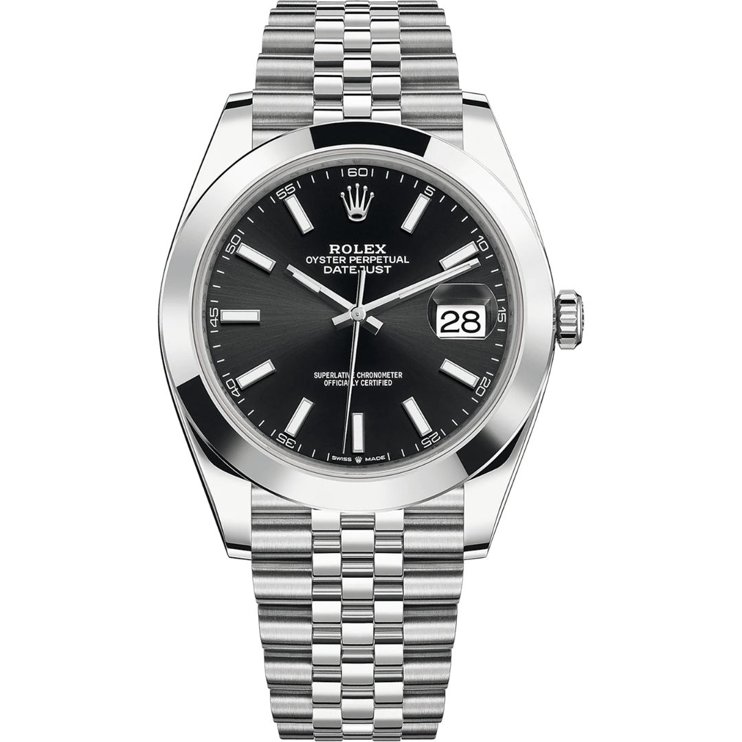 rolex-datejust-41-126300-0012-1.jpg Rolex Datejust 41 126300 Steel Jubilee Black Dial - Image 1