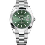 Rolex Datejust 41 126300 Steel Oyster Green Dial
